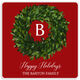 Laurel Wreath Square Gift Stickers in a Jar Image 2 of 2